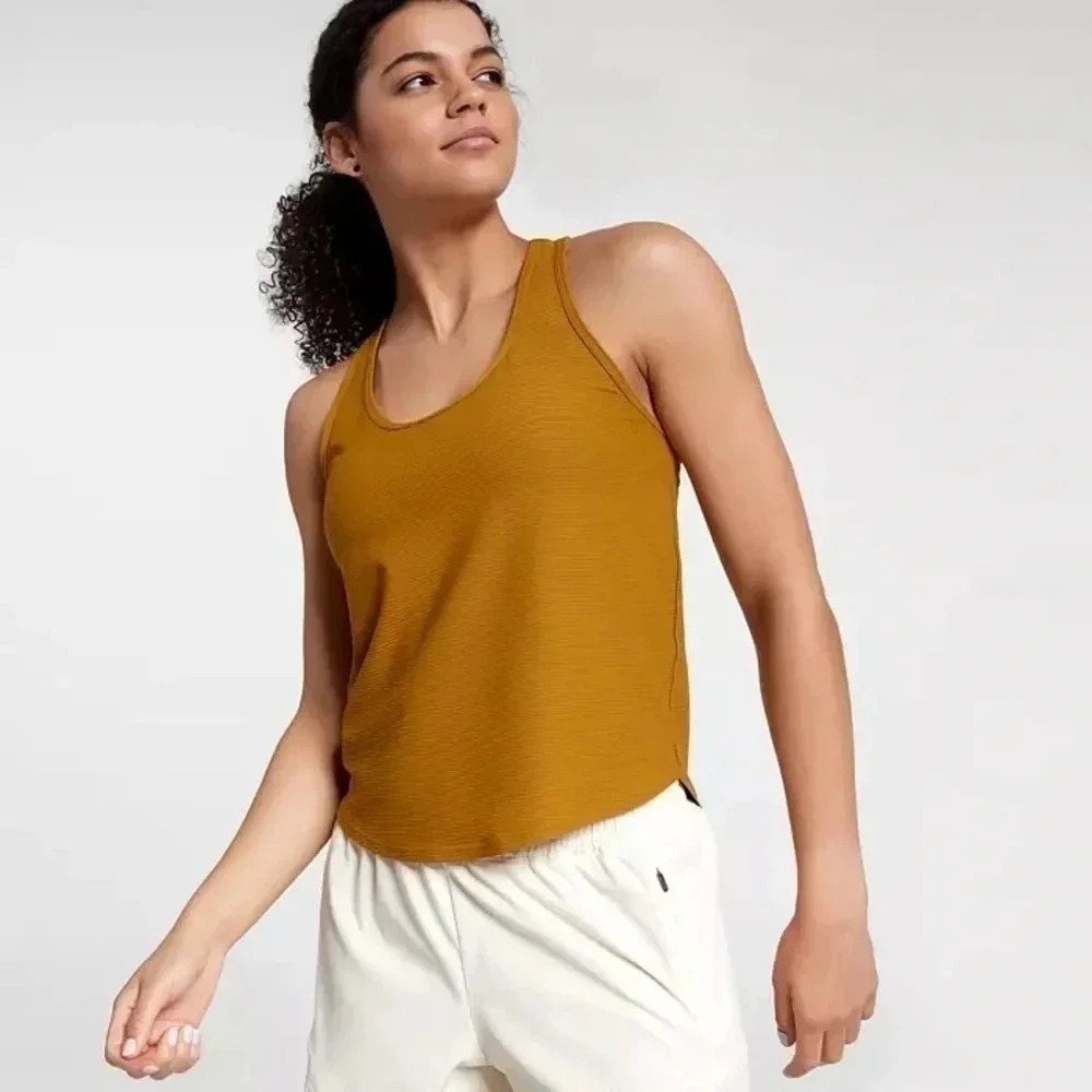 Calia Women's Brown Scoop Neck Tank, **Size‎ XXL**